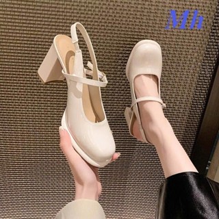   Video  Giày Cao Gót 7 phân Sandal Cao Gót Vuông 7cm Dây Cài Da Mềm Đế Êm Hàng Đẹp Ôm Chân 