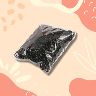  Gói 100g thun cột tóc nữ Hàn Quốc dễ thương iLita túi thun phụ kiện buộc tóc đẹp nhiều màu đen 