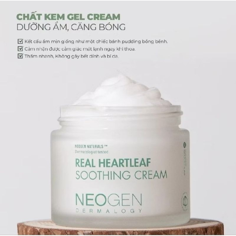 (SẴN) Kem dưỡng và essence Neogen Dermalogy Real Heartleaf Soothing