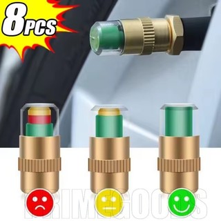 Mũ cảnh báo an toàn lốp xe với hệ thống chỉ báo 3 màu - Mũ phát hiện áp suất chính xác cho ô tô / Moto / Bike, Thiết kế lõi đồng bền