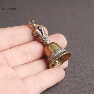 Henghome Retro Đồng Chuông Chuông Gió Chuông Đồng Thau Thủ Công Die-casg Chuông Gió Chuông Đồng TFG