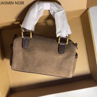 Túi xách nữ JASMIN NOIR Da lộn Túi đeo chéo Boston nhỏ dễ thương