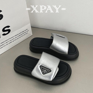 Xpay dép sandal nữ dép bánh mì nữ dép bánh mì chống trượt đẳng cấp phá cách thể thao đệm êm độn đế bền fdl2440nhr 16z240415