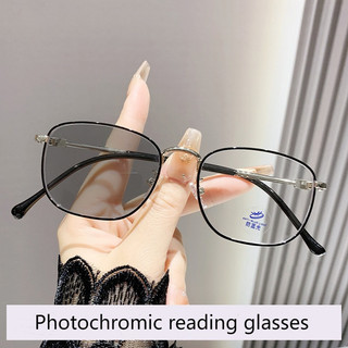 Kính đọc sách chống bức xạ Photochromic Kính đọc sách 2 trong 1 dành cho nữ Kính mắt Photochromic Kính đọc sách