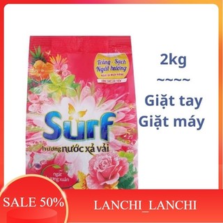 Bột giặt surf 2kg hương nước hoa thơm ngát hàng chuẩn - shop siêu thị lan chi