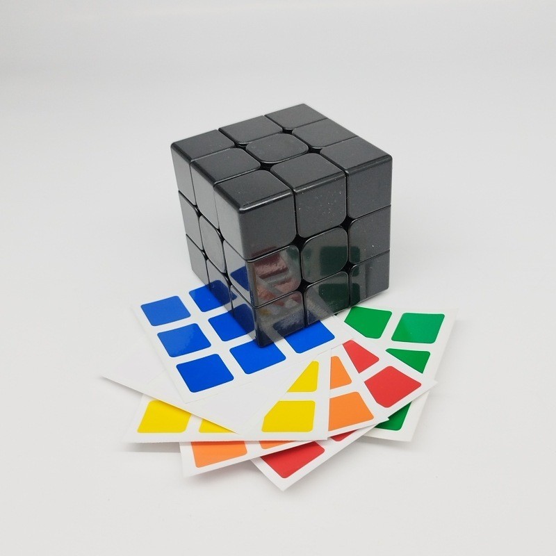 Thứ ba Khối Rubik Embryo + Dán Tự Làm Khối Rubik DIY Dán Giáo Dục Trí Tuệ Journe