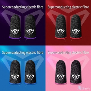 ♕ 1 Cặp Tay Cầm Chơi Game Tay Điều Khiển Trò Chơi Găng Tay Chống Mồ Hôi Đầu Ngón Tay Thoáng Khí Cho Trò Chơi Di Động Màn Hình Cảm Ứng Bao Bọc Ngón Tay