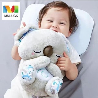 Mmluck Thở Koala, với âm thanh nhẹ nhàng Thoải mái Giải tỏa Koala, Búp bê sang trọng nhịp điệu Cảm giác Làm dịu đồ chơi âm nhạc Koala Sơ sinh