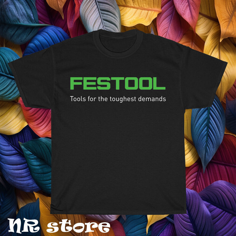 Áo thun Logo công cụ Festool mới dành cho nam