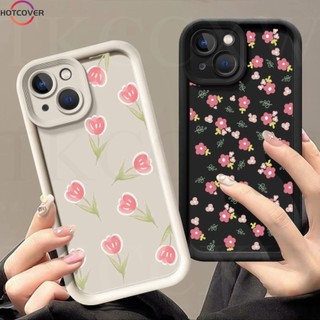 Dành Cho Huawei Y9S Y7A Y9 Prime 2019 Nova 12 Pro Y61 Y70 Y71 Nova 6 10 SE Vỏ Cặp Đôi Thời Trang Hoa tulip Tươi Cặp Đôi Mắt Thiên Thần Vỏ Điện Thoại Vỏ Bảo Vệ Mềm