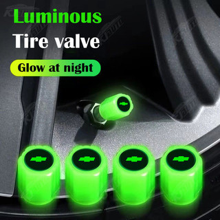 4 Chevrolet Dạ Quang Lốp Van Mũ Huỳnh Quang Xe Máy Xe Máy Phụ Kiện Trang Trí Xe Đạp Thoáng Mát Hợp Thời Trang Lốp Xe Sửa Đổi Cho Onix Aveo Captiva Rãnh Tracker Cavalier S10