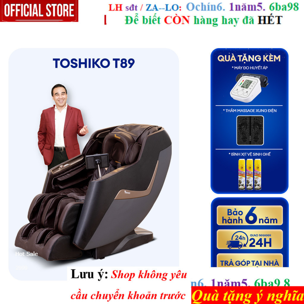 KM- Ghế massage toàn thân Toshiko T89
