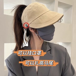Mùa hè Phong Cách Mới Có Thể Buộc Đuôi Ngựa Chống Nắng Mũ Phù Hợp Với Thoáng Khí Nhanh Khô Đạt Đỉnh Mũ Rỗng Top Tấm Che Nắng
