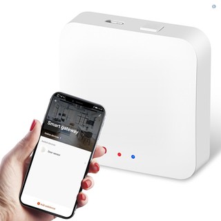 Tuya ZigBee Gateway Hub Hub thông minh ZigBee Hub trung tâm WiFi Smart Home Bridge Bộ điều khiển từ xa không dây Liên kết đa thiết bị lên đến 60 thiết bị thông minh Tương thích với Alexa Google As