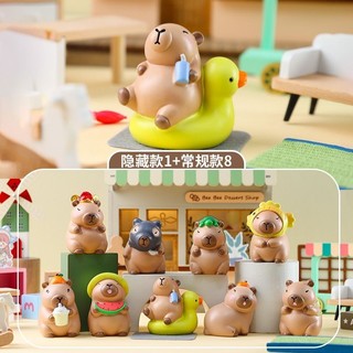  Hộp bí ẩn Kapibara cảm xúc dễ thương Chơi hợp thời trang Trang trí Capybara Hình hoạt hình Búp bê văn phòng Trẻ em Quà tặng sinh nhật học sinh