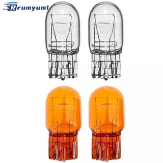 Còn hàng! Bóng Đèn T20 3800k 7443 7440 W21 / 5w Bóng Đèn Halogen Đèn Lái Xe Bật Tín Hiệu Đèn Phanh