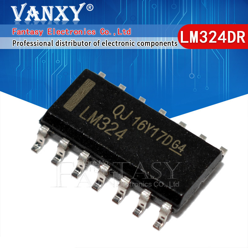 20 CÁI LM324DR SOP14 LM324 SOP SMD LM324DR2G LM324DT SOP-14 thành phần điện tử IC mới và nguyên bản