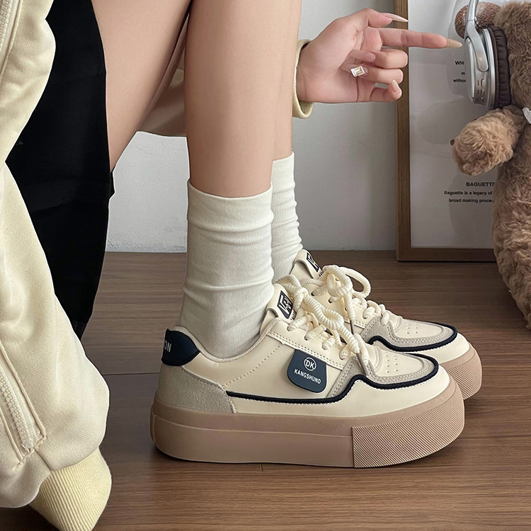 Giày Thể Thao Ulzzang Nữ Đế Dày Êm Ái Phong Cách Retro - GS5