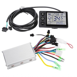 Xiyijia 24V‑48V Electric Bike Controller + Waterproof LCD Display Panel Bicycle Scooter Brushless Kit