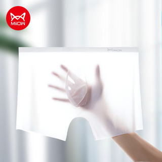 Miiow 3 Cái Gợi Cảm Liền Mạch Boxer Nam Quần LótA Graphene Nam Boxer Kháng Khuẩn Băng Lụa Người Quần Lót Nam Boxer MR8052