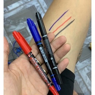 [XBUT02] Combo 10 Bút vẽ định hình lên da lau không trôi màu đen hàng có sẵn.