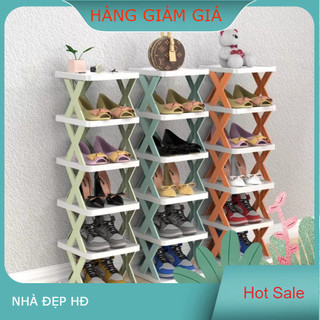 kệ giày dép 5 tầng CHỮ X đa năng