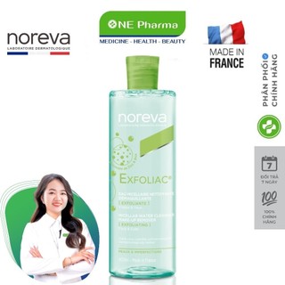 Nước tẩy trang cho da dầu mụn, da nhảy cảm Noreva Exfoliac Micellar 400ml