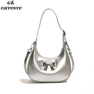 Caiyu Túi đựng bánh mì sáng cao cấp nách nữ thời trang đơn giản mới túi vuông nhỏ phong cách Hàn Quốc túi đeo vai thông thường