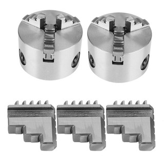 Iuxishop 3Pcs Inside Jaw Chuck Self Centering Metal Lathe Processing Tool