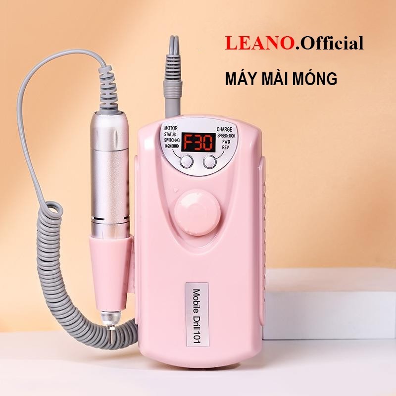 Máy mài móng tích điện LEANO kèm đủ phụ kiện dùng cho Spa, Nail máy cực khỏe Dril 101 | BigBuy360 - bigbuy360.vn