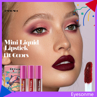 Mắt 3 Cái / bộ Dầu Môi Tự Nhiên Cho Bé Gái Full-On Plumping Lip Gloss Matte