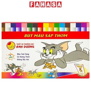 Bút sáp màu 12 màu ánh dương