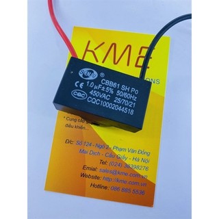 Tụ quạt 1uf 450v dây senju cbb61