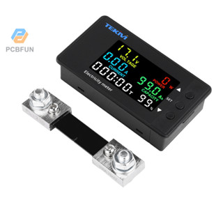 Pcbfun 9050-6DH Đồng hồ vạn năng DC kỹ thuật số đa chức năng Ampe kế điện áp Đồng hồ đo công suất Phát hiện hai chiều DC 7.5-100V