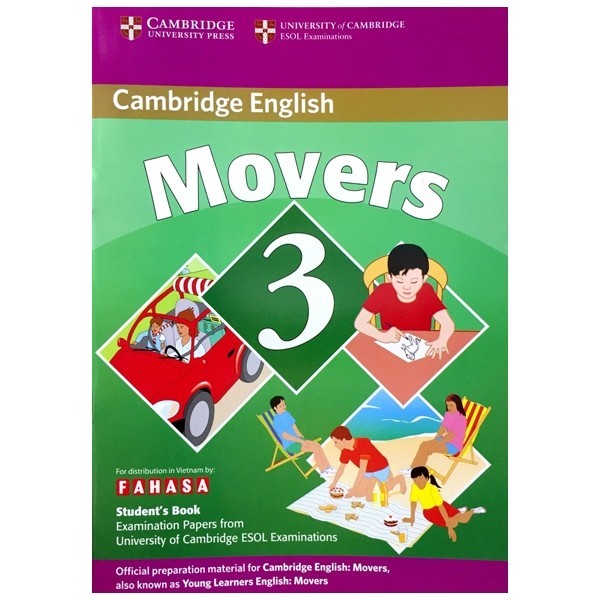 Sách - Cambridge Young Learner English Test Movers 3 SB FAHASA Reprint Edition