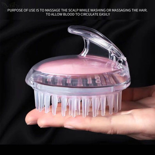 Bàn chải massage đầu a096 massage da đầu, giảm ngứa, lược silicon, lược dầu gội, bàn chải massage tóc, bàn chải dầu gội silicon