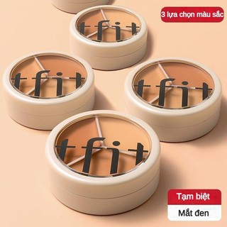 TFIT 3 màu Bảng Kem Che Khuyết Điểm Ba Màu Che Phủ Đốm Mụn Và Mụn Làm Mịn Da 15g