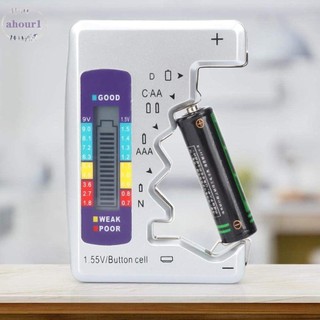 Máy kiểm tra dung lượng pin AHOUR1 Máy kiểm tra điện áp 9V kỹ thuật số Máy kiểm tra mức pin Màn hình pin Máy dò dung lượng Volt