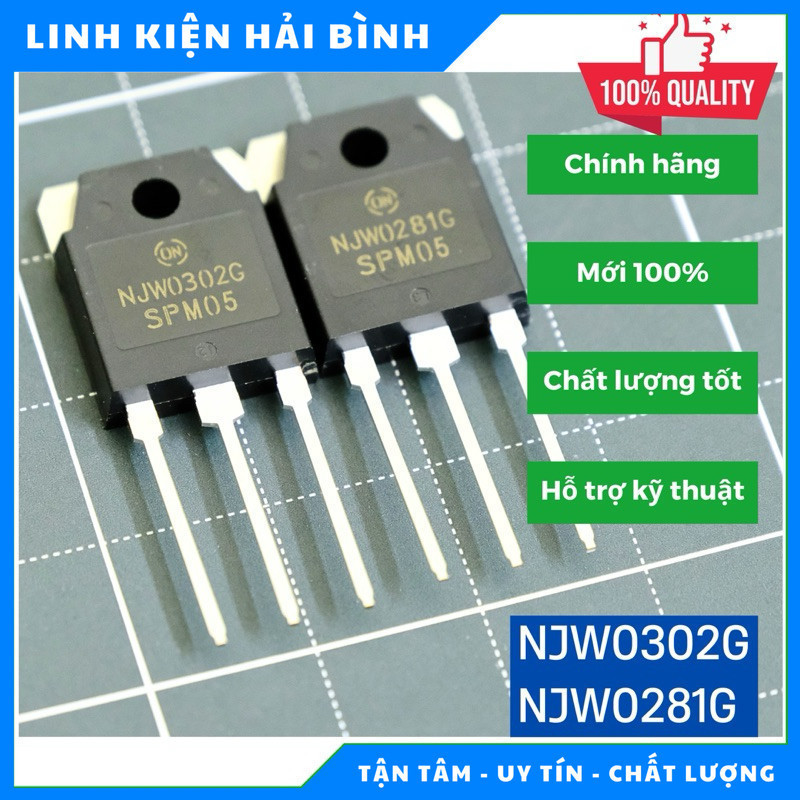 [ Mới ] Sò chính hãng NJW0281G & NJW0302G chất lượng tốt, mới tinh