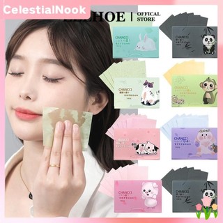 EELHOE 100 tờ giấy thấm dầu cao cấp tự nhiên Giấy thấm dầu di động Giấy thấm dầu cho da dầu miiki_vn CelestialNook