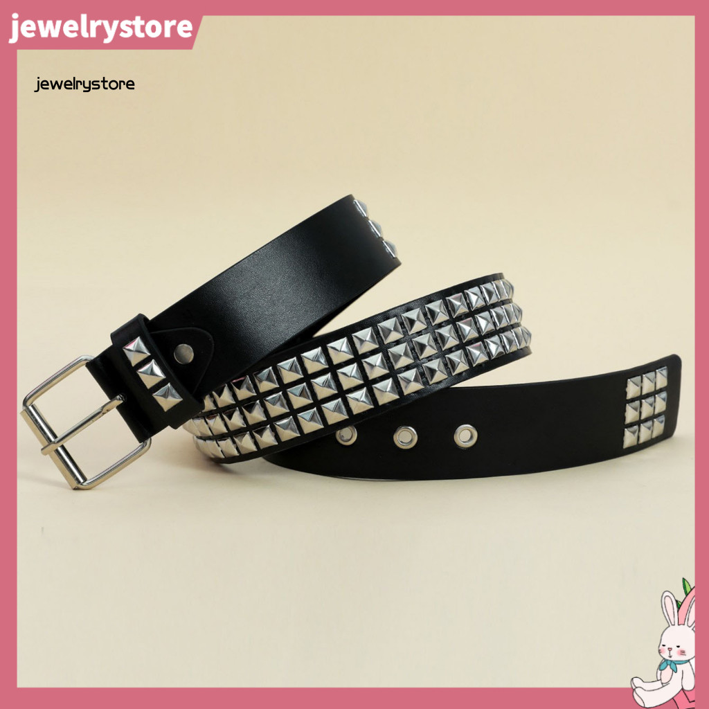 Jet Punk Style Belt Punk Design Belt Thắt lưng Punk Rock Rivet Belt với dây đeo có thể điều chỉnh Hợ