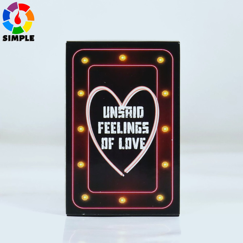 Unsaid feelings of love Tarot Card