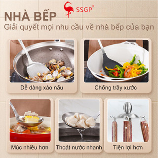 Vá lẩu inox 304 Stuttgart  SSGP SS11806 Vá múc lẩu, Muôi lẩu, Muỗng canh, muôi múc canh, Vá lẩu to