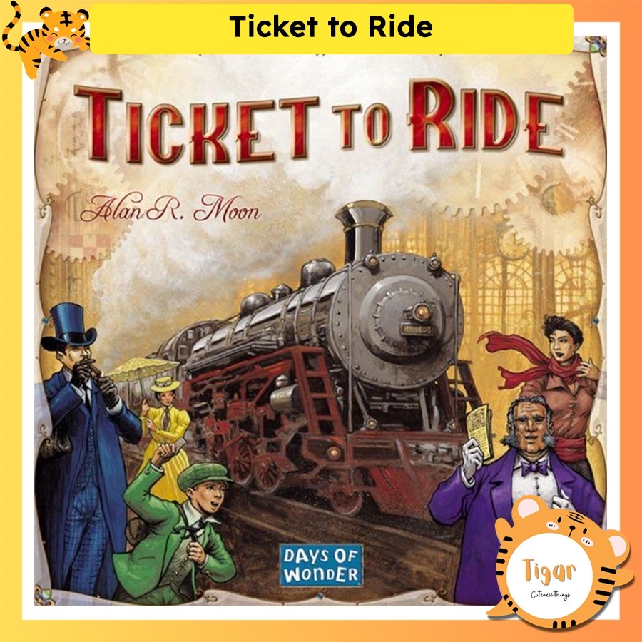 [Luật Việt] Boardgame Ticket to Ride - Đường Tàu Liên Bang Tigarboardgame