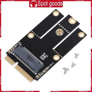 Thẻ GODD Mini PCIE sang cho M 2 Bộ chuyển đổi WIFI cho máy tính để bàn Đầu nối PC M2 Ngff sang Mini Pci-e Wlan Card