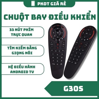 Chuột Bay G30S (BH Lỗi 1 Đổi 1) - Điều Khiển Tìm Kiếm Giọng Nói Air Mouse Remote Voice G30