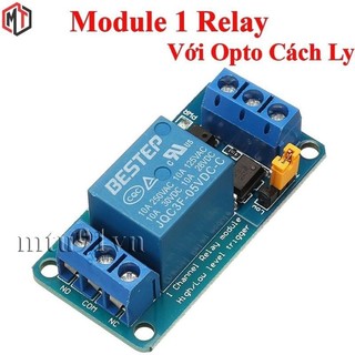 Module 1 relay với opto cách ly , kích high/low 5vdc - 12vdc - 24vdc