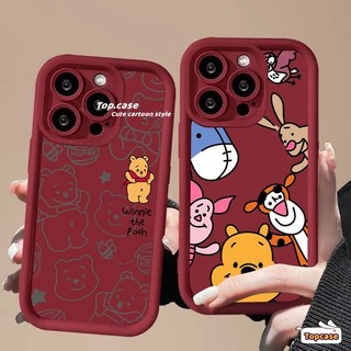 Dành Cho OPPO A3X A60 A79 A38 A18 A58 A17 A17k A78 A57 A5s A76 A96 A16 A16s A15 A15s A16k A77s A7 A3s A5 A9 2020 A54 A74 A95 A94 A93 A53 2020 Ốp Điện Thoại Winnie Tigger Dễ Thương