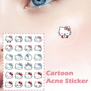 24 chiếc Hello Kitty Acne Patch Tea Tree Acne Patch Hydrocoloid Acne Covering Patch