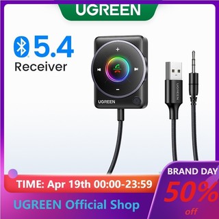 Ugreen Bluetooth 5.4 HiFi Kết Nối Kép Giảm Tiếng Ồn Xe Thu Có Mic Cho iPhone 12 / 13 / 14 / 15 Pro Max